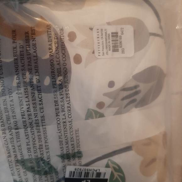 Pottery Barn RARE Jolly Bird Quilted EURO shams (2 shams) - Picture 5 of 8